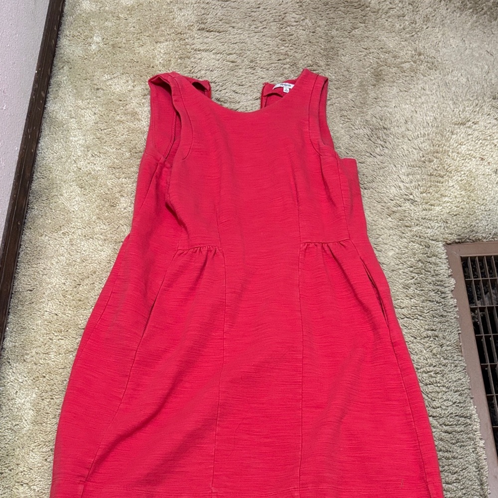 Madewell Vibrant Red Midi Dress